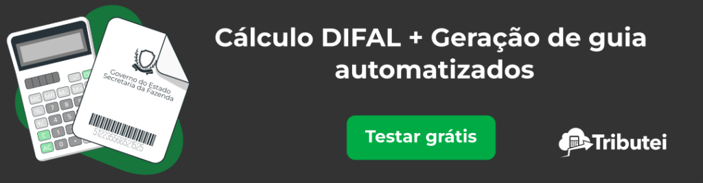 Cálculo DIFAL + Geração de guia automatizados