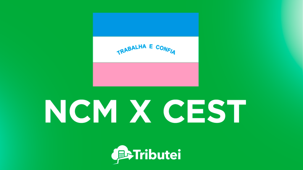 Bandeira do estado do Espírito Santo sobre um fundo verde. Texto branco